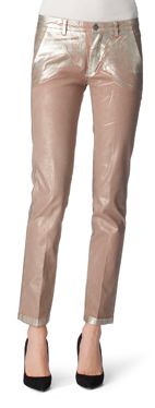7 FOR ALL MANKIND Rox coated metallic chinos