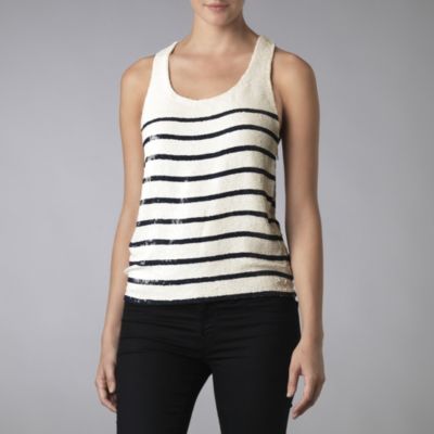 ASHISH Sequin breton vest