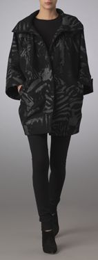 Zebra print coat