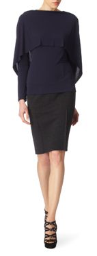 RM BY ROLAND MOURET Caped top