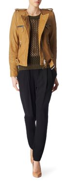 ISABEL MARANT Leather biker jacket
