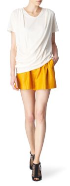 3.1 PHILLIP LIM Twisted seam draped t&ndash;shirt