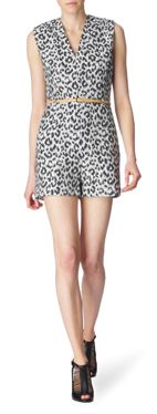 3.1 PHILLIP LIM Leopard belted playsuit