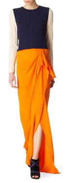 ROKSANDA ILINCIC Open&ndash;back top