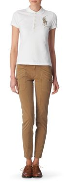 RALPH LAUREN Beaded polo shirt