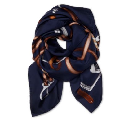 RALPH LAUREN Silk bridle scarf