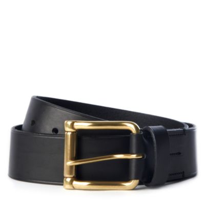 RALPH LAUREN Contour vachetta belt