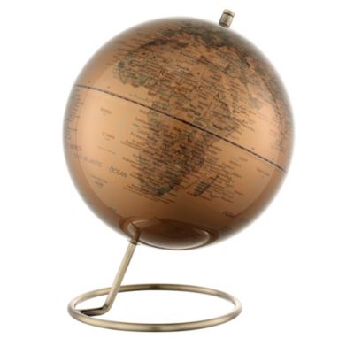 AUTHENTICS Copper desk globe 10