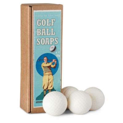 STING IN THE TAIL Box of four golf ball soaps