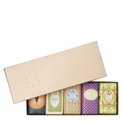 CLAUS PORTO Platinum gift box set of five soaps 750g