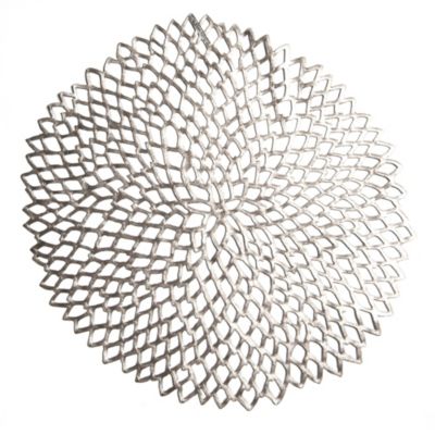 CHILEWICH Dahlia placemat gunmetal
