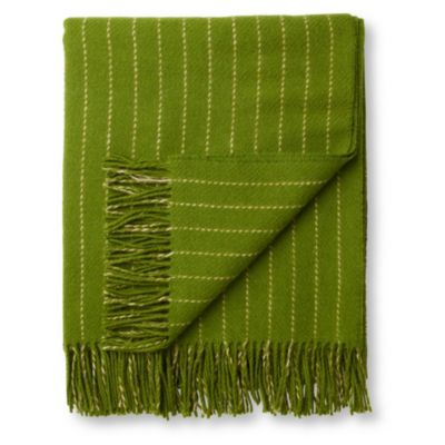 BRONTE Shetland striped throw apple