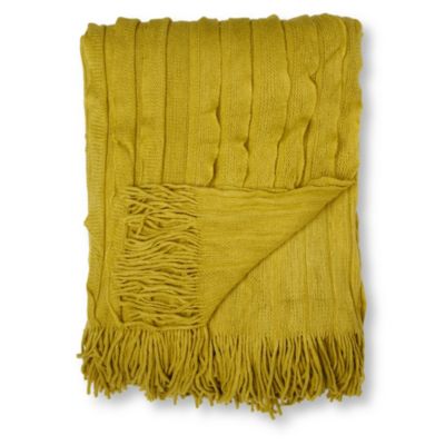 KAS Chartreuse Ripple throw