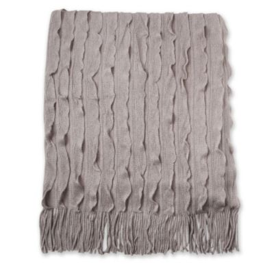 KAS Ripple throw charcoal