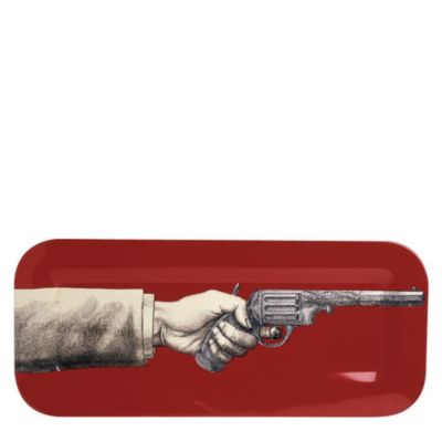 FORNASETTI Braccio con pistola tray