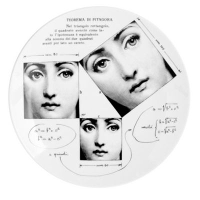 FORNASETTI T&V wall plate