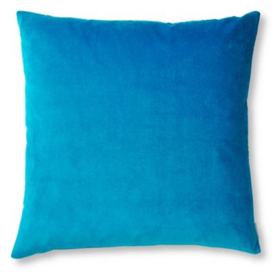 LINUM Marcel cushion with pad petrol blue