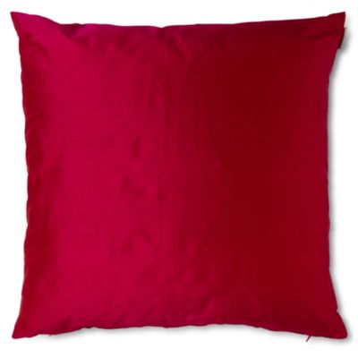 LINUM Silk cushion fuchsia