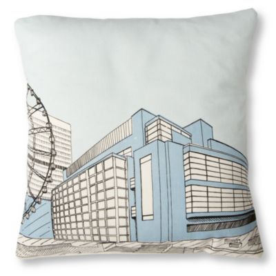 MR WINGATE Selfridges Exchange, Manchester cushion cover with pad