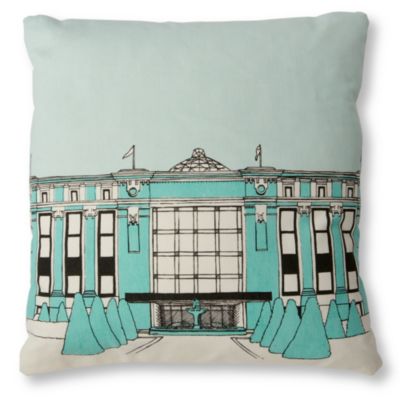 MR WINGATE Selfridges Manchester Trafford cushion cover with pad