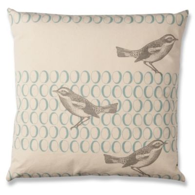 THORNBACK & PEEL Birds and egg canvas cushion
