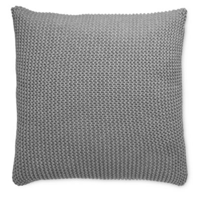 BY NORD Knitted cushion grey