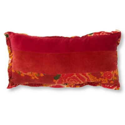 BAGAILLE Rouge striped cushions