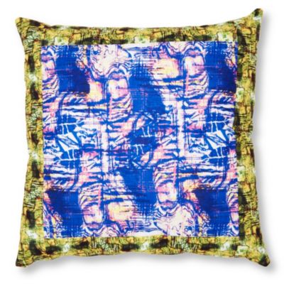 BANKE KUKU Green trimmed cushion