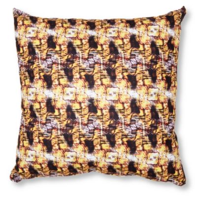 BANKE KUKU Yellow printed cushion