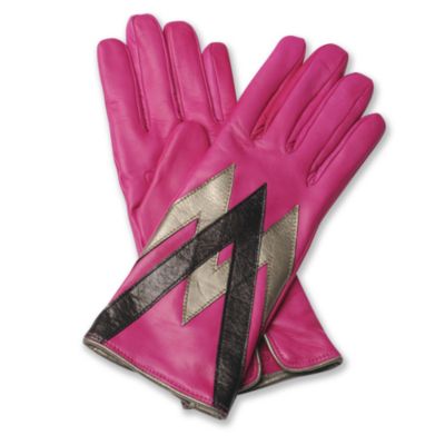 VIVIENNE WESTWOOD Metallic print ladies' gloves