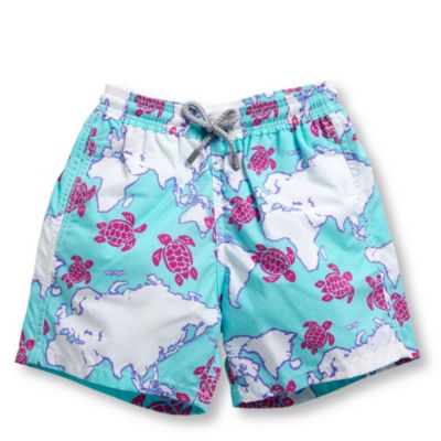 VILEBREQUIN Map swimming shorts 8-12 years