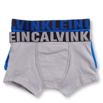 CALVIN KLEIN Pack of two large logo boxers 4-14 years