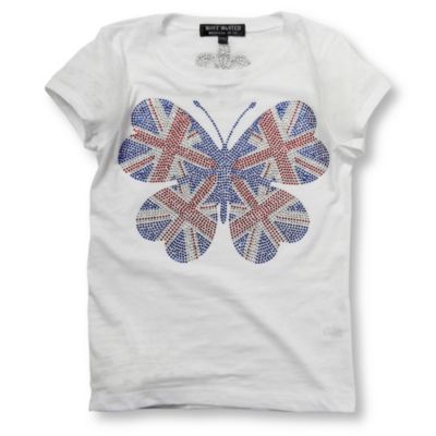 MOST WANTED Union Jack butterfly t-shirt 4-14 years