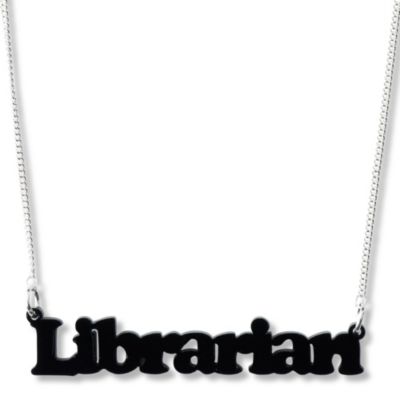 TATTY DEVINE Librarian necklace