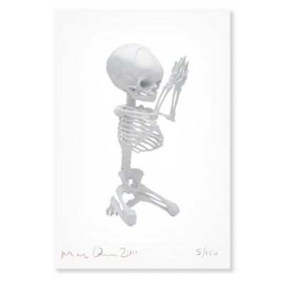MARC QUINN Angel skeleton print