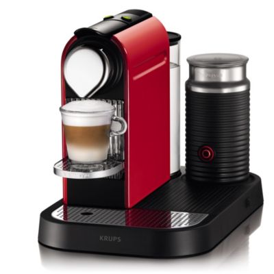 NESPRESSO Krups Nespresso Citiz coffee and milk machine red
