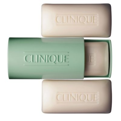 CLINIQUE 3 Little Soaps with Travel Dish