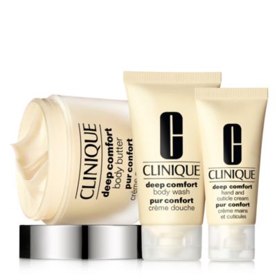 CLINIQUE Limited Edition Deep Comfort body moisture set