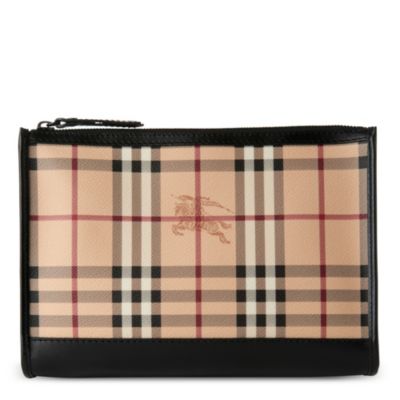 BURBERRY Haymarket check pouch