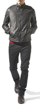 Burberry Washed Leather Jacket