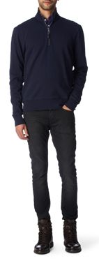 BURBERRY Zip front jumper