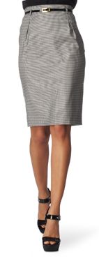 MOSCHINO CHEAP AND CHIC Houndstooth pencil skirt