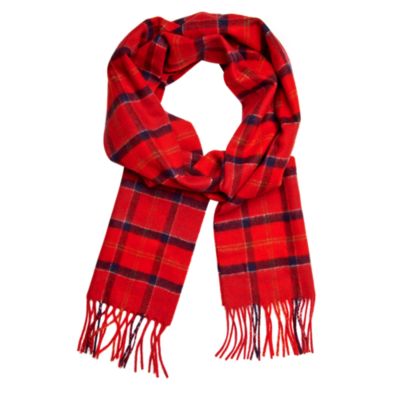 BARBOUR Merino&ndash;cashmere tartan scarf