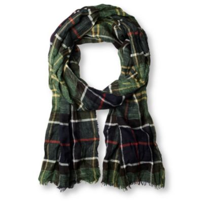 BARBOUR Tartan merino scarf