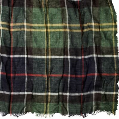 BARBOUR Tartan merino scarf