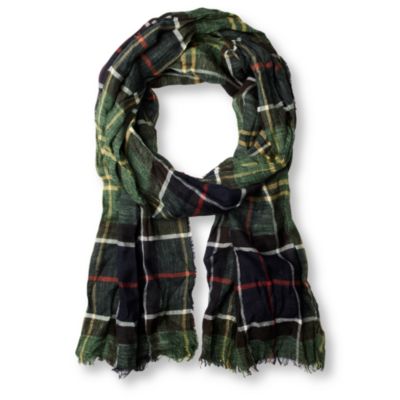 BARBOUR Tartan merino scarf