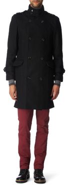 SUBSTANCE Double&ndash;breasted military coat