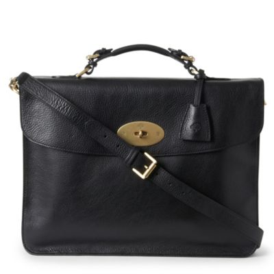MULBERRY Bayswater natural leather briefcase