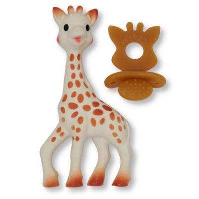 SOPHIE THE GIRAFFE Rubber chew and giraffe set