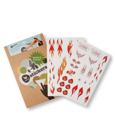 WISHBONE Flame stickers